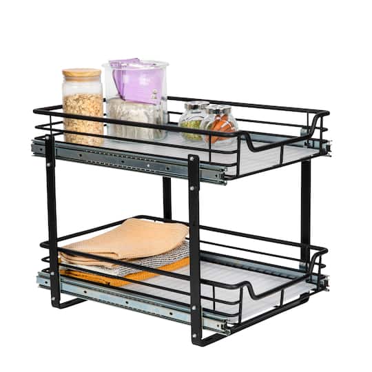 Household Essentials Glidez 2-Tier Cabinet Organizer